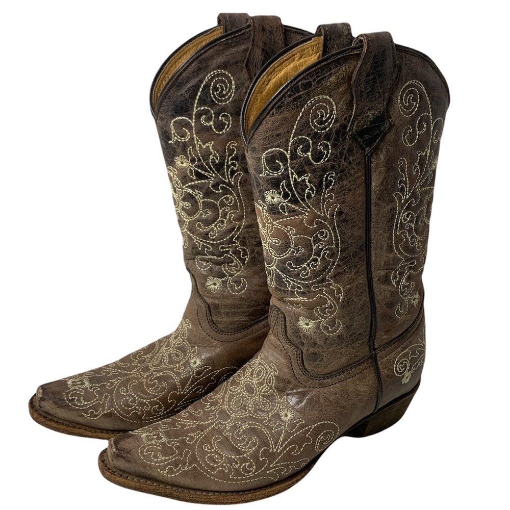 Corral Teen Boots Size 4.5 t (big kids) Snip toe